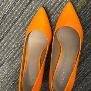 Neon Orange Heels